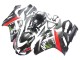 Carenados Moto Kawasaki ZX6R 2007-2008 - Negro Blanco Rojo Blanco Nieve Calcomanía Ninja Elf Baratos