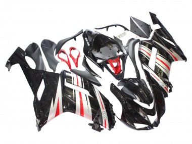 Carenados Moto Kawasaki ZX6R 2007-2008 - Negro Plata Rojo Ninja Baratos
