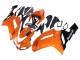 Carenados Moto Kawasaki ZX6R 2007-2008 - Naranja Negro Ninja Baratos