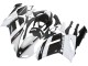 Carenado Moto Kawasaki ZX6R 2007-2008 - Blanco Negro Baratos