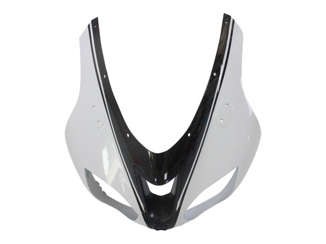 Carenado Moto Kawasaki ZX6R 2007-2008 - Blanco Negro Baratos