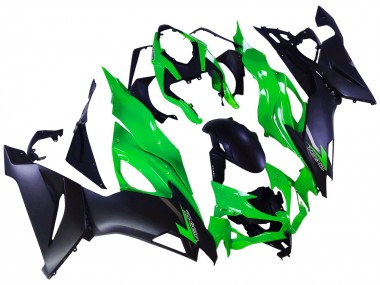 Carenados Moto Kawasaki ZX6R 2019-2022 - Verde Negro Mate Baratos