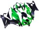 Carenados Moto Kawasaki ZX6R 2019-2022 - Verde Negro Mate Baratos