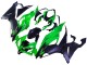 Carenados Moto Kawasaki ZX6R 2019-2022 - Verde Negro Mate Baratos