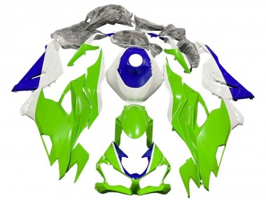 Carenados Moto Kawasaki ZX6R 2019-2022 - Blanco Azul Verde Baratos