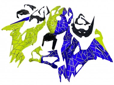 Carenados Moto Kawasaki ZX6R 2019-2022 - Azul Amarillo Baratos