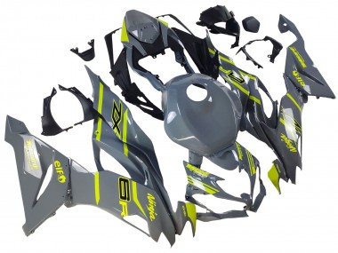 Carenados Moto Kawasaki ZX6R 2019-2022 - Nardo Gris Amarillo Baratos