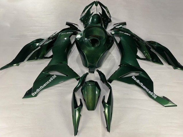 Carenados Moto Kawasaki ZX6R 2019-2022 - Verde Oscuro Baratos
