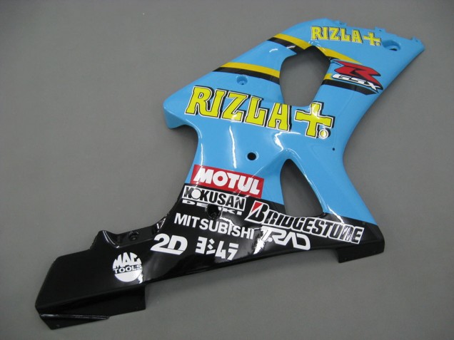 Carenados Moto Suzuki GSXR1000 2000-2002 - Azul Claro Amarillo Negro Motul Rizla Baratos