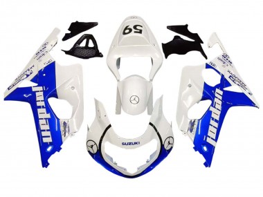 Carenados Moto Suzuki GSXR1000 2000-2002 - Blanco Azul Jordan 59 Baratos