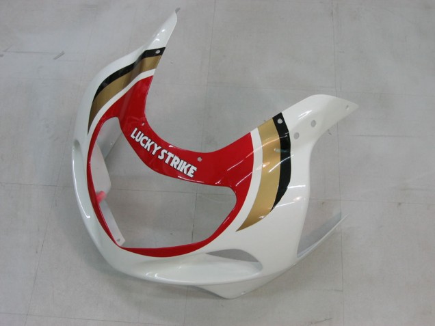 Carenados Moto Suzuki GSXR1000 2000-2002 - Blanco Rojo Lucky Strike Baratos