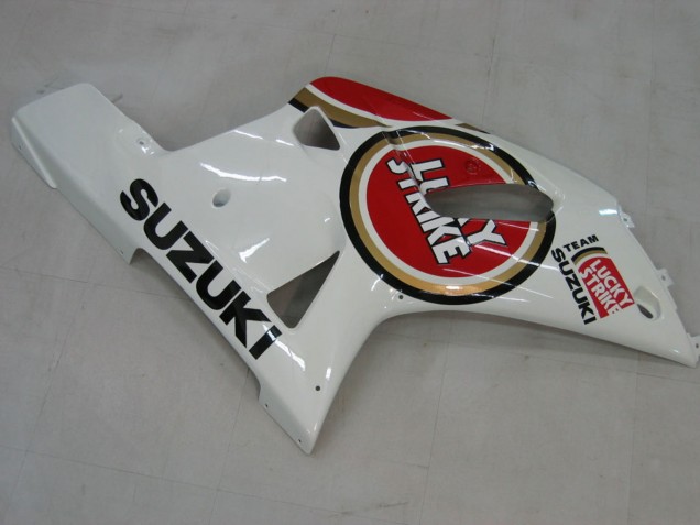 Carenados Moto Suzuki GSXR1000 2000-2002 - Blanco Rojo Lucky Strike Baratos
