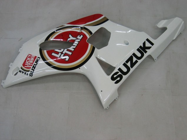 Carenados Moto Suzuki GSXR1000 2000-2002 - Blanco Rojo Lucky Strike Baratos