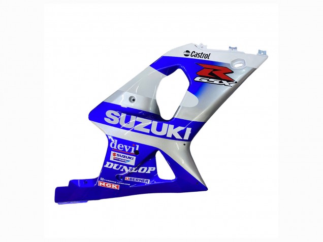 Carenados Moto Suzuki GSXR1000 2000-2002 - Azul Blanco Plata Castrol Dunlop Baratos
