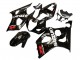 Carenados Moto Suzuki GSXR 1000 2003-2004 - Negro Brillante Blanco Rojo Calcomanías Baratos