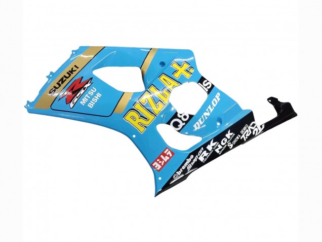 Carenados Moto Suzuki GSXR 1000 2003-2004 - Azul Claro Amarillo Negro Rizla Motul Baratos