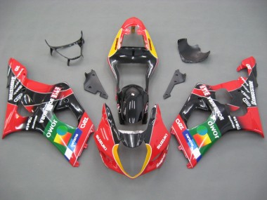Carenados Moto Suzuki GSXR 1000 2003-2004 - Rojo Amarillo Azul Verde Negro JOMO Baratos
