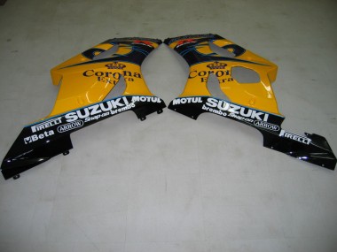 Carenados Moto Suzuki GSXR 1000 2003-2004 - Amarillo Blanco Azul Negro Corona Baratos