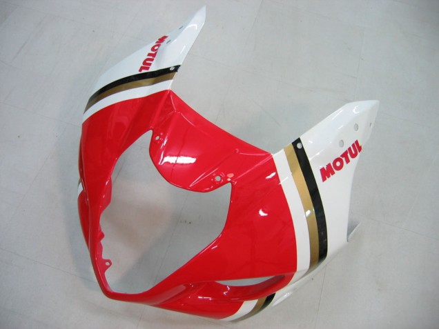 Carenados Moto Suzuki GSXR 1000 2003-2004 - Blanco Rojo Motul Lucky Strike Baratos
