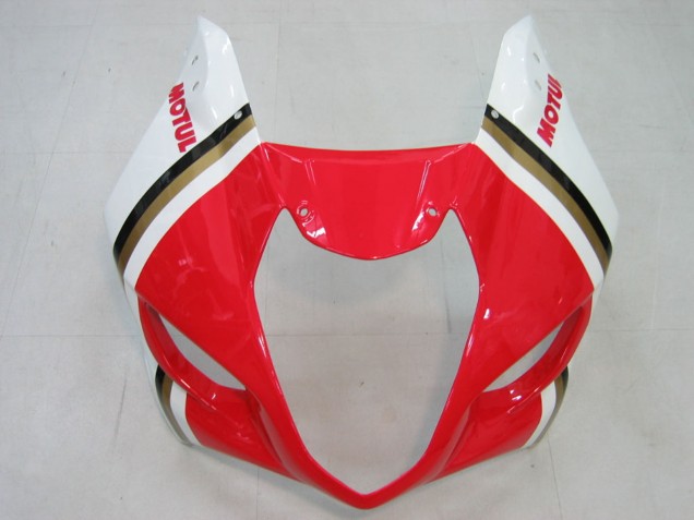 Carenados Moto Suzuki GSXR 1000 2003-2004 - Blanco Rojo Motul Lucky Strike Baratos
