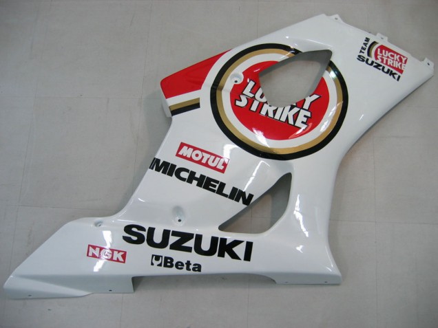 Carenados Moto Suzuki GSXR 1000 2003-2004 - Blanco Rojo Motul Lucky Strike Baratos