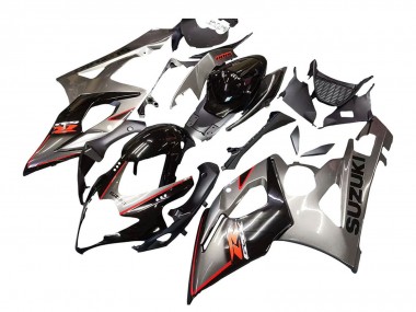 Carenado Moto Suzuki GSXR 1000 2005-2006 - Plata Negro Rojo Baratos