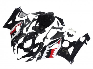 Carenados Moto Suzuki GSXR 1000 2005-2006 - Negro Brillante Rojo Blanco Tiburón Baratos