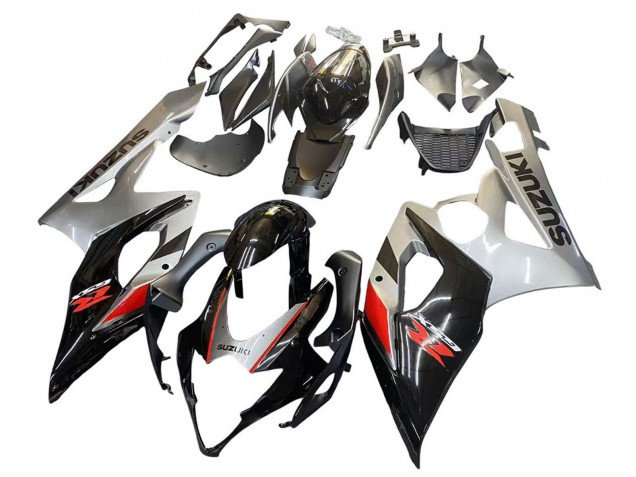 Carenado Moto Suzuki GSXR 1000 2005-2006 - Negro Gris Rojo Baratos