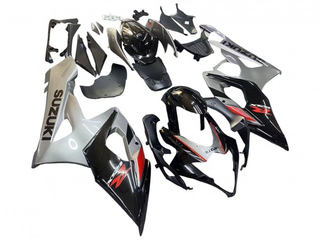 Carenado Moto Suzuki GSXR 1000 2005-2006 - Negro Gris Rojo Baratos