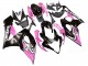 Carenados Moto Suzuki GSXR 1000 2005-2006 - Negro Brillante Rosa Baratos