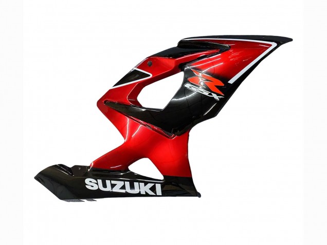 Carenados Moto Suzuki GSXR 1000 2005-2006 - Rojo Negro Brillante Baratos
