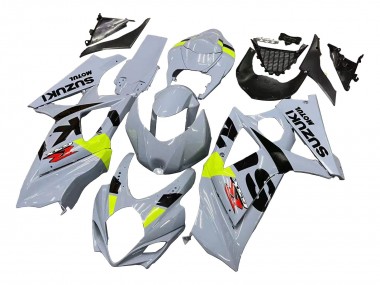 Carenados Moto Suzuki GSXR 1000 2007-2008 - Gris Claro Verde Negro Baratos