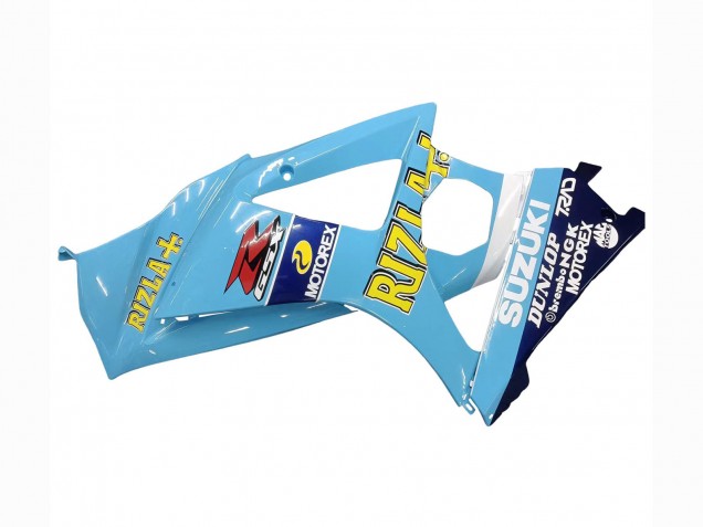 Carenados Moto Suzuki GSXR 1000 2007-2008 - Azul Claro Amarillo Negro Motul Rizla Baratos
