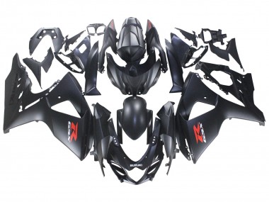 Carenados Moto Suzuki GSXR 1000 2007-2008 - Negro Mate Rojo Calcomanía Baratos