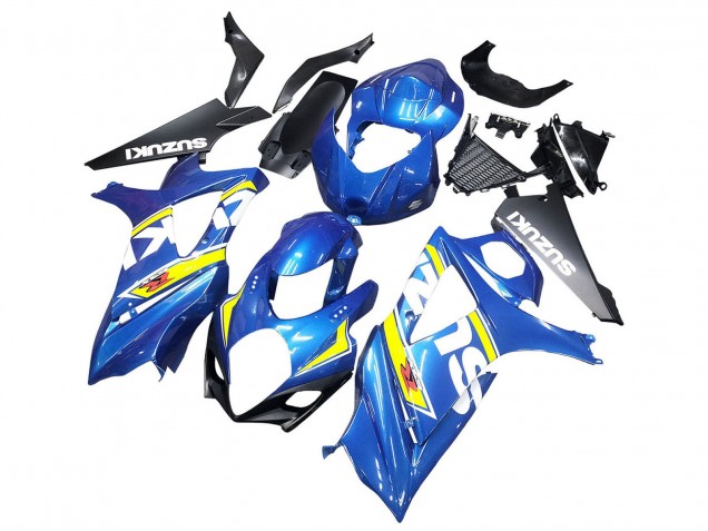 Carenados Moto Suzuki GSXR 1000 2007-2008 - Azul Amarillo Negro Baratos