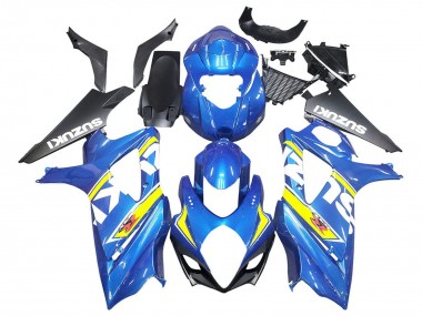 Carenados Moto Suzuki GSXR 1000 2007-2008 - Azul Amarillo Negro Baratos