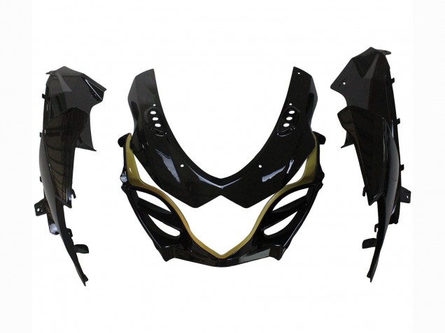 Carenados Moto Suzuki GSXR 1000 2009-2016 - Negro Brillante Oro Baratos
