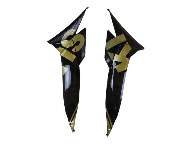 Carenados Moto Suzuki GSXR 1000 2009-2016 - Negro Brillante Oro Baratos
