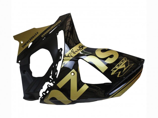 Carenados Moto Suzuki GSXR 1000 2009-2016 - Negro Brillante Oro Baratos