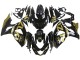 Carenados Moto Suzuki GSXR 1000 2009-2016 - Negro Brillante Oro Baratos