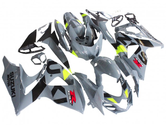 Carenados Moto Suzuki GSXR 1000 2009-2016 - Gris Neon Amarillo Negro Motul Baratos