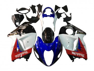 Carenados Moto Suzuki GSXR 1300 Hayabusa 1996-2007 - Blanco Azul Rojo Makita Negro Baratos