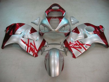 Carenados Moto Suzuki GSXR 1300 Hayabusa 1996-2007 - Plata Rojo Hayabusa Baratos