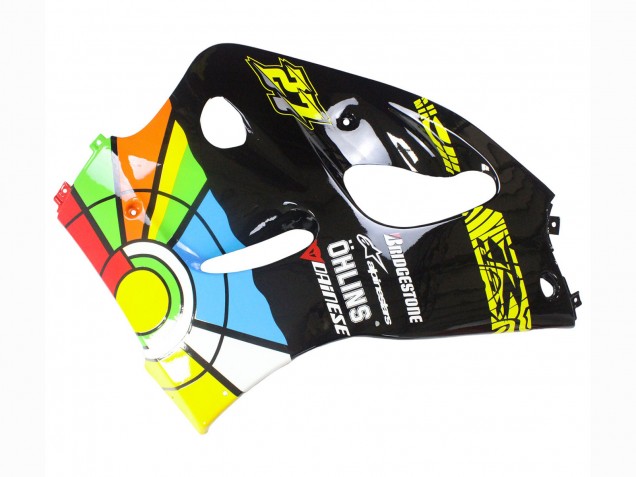 Carenados Moto Suzuki GSXR 600 / GSXR 750 1996-2000 - Negro Multicolor 27 Baratos