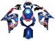 Carenados Moto Suzuki GSXR 600 / GSXR 750 2001-2003 - Azul Rojo Carrera Baratos