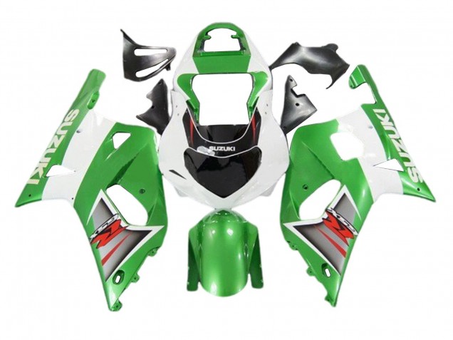 Carenados Moto Suzuki GSXR 600 / GSXR 750 2001-2003 - Blanco Verde Plata Rojo Negro Baratos