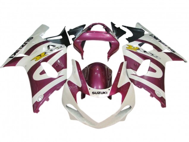 Carenados Moto Suzuki GSXR 600 / GSXR 750 2001-2003 - Blanco Rosa Amarillo Baratos