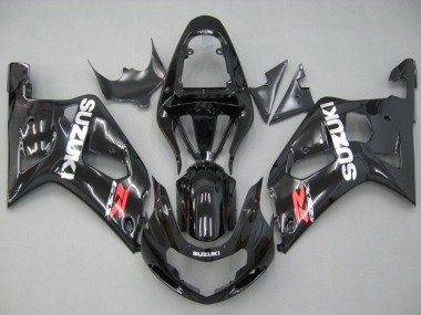 Carenados Moto Suzuki GSXR 600 / GSXR 750 2001-2003 - Negro Brillante Rojo Blanco Baratos