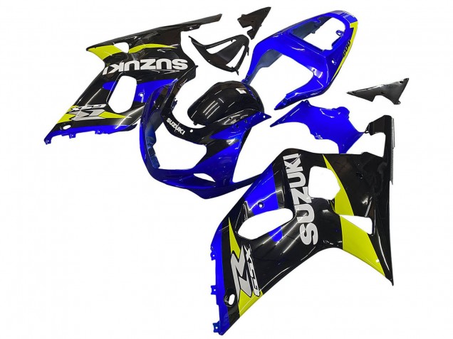 Carenados Moto Suzuki GSXR 600 / GSXR 750 2001-2003 - Azul Amarillo Negro Brillante Baratos