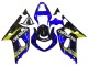 Carenados Moto Suzuki GSXR 600 / GSXR 750 2001-2003 - Azul Amarillo Negro Brillante Baratos